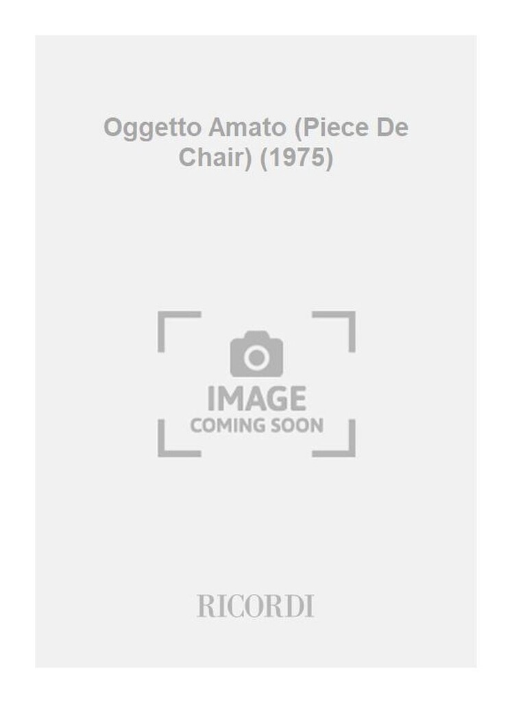Oggetto Amato (Piece De Chair) (1975)
